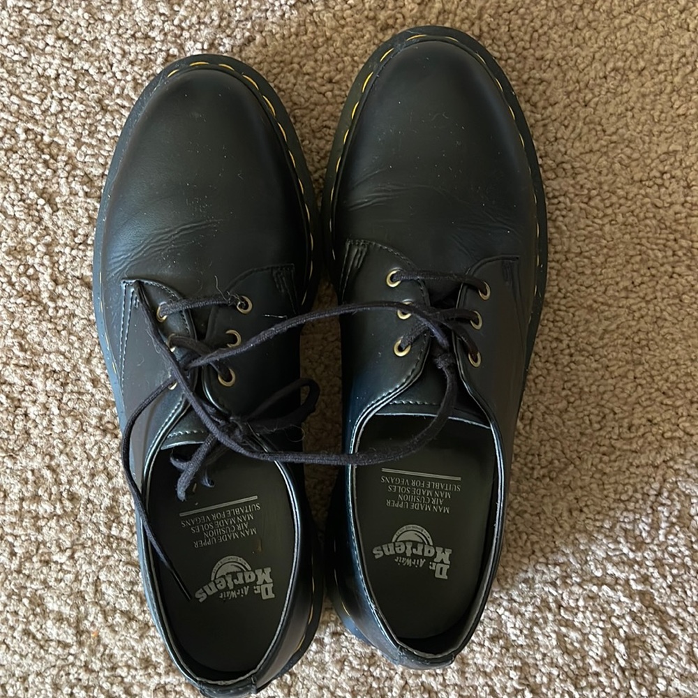 Dr Martens Vegan 1461 3 Eye Flat Shoes
